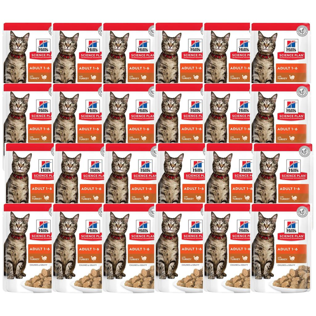 Hill's Gravy Hindili Yas Kedi Mamasi 85gr *24 Adet