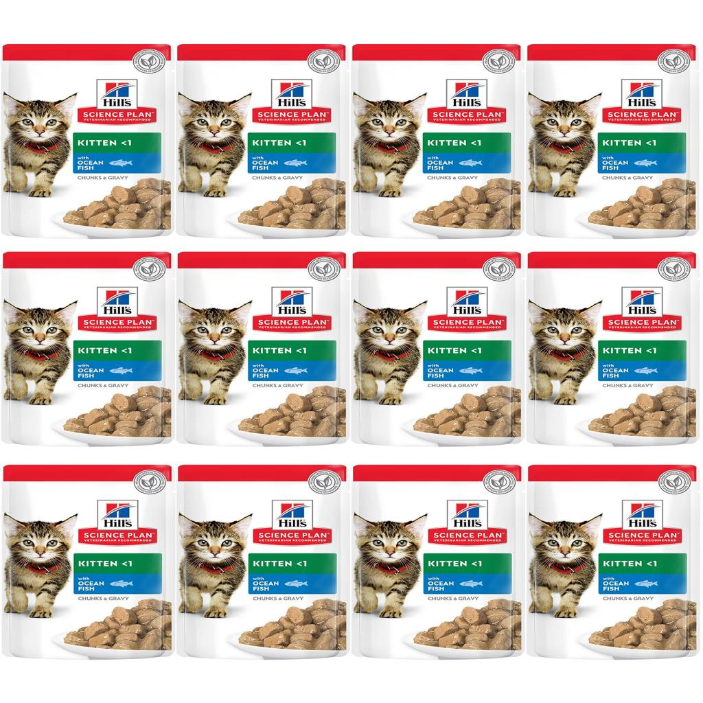 Hills Kitten Balıklı Konserve Yaş Kedi Maması 85 gr*12 Adet