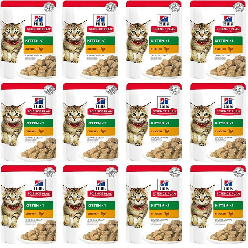 Hills Kitten Tavuklu Yavru Kedi Konservesi 85 Gr 12 Adet