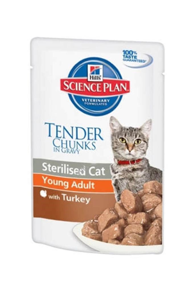 Hills Pouch Hindili Kısırlaştırılmış Kedi Konservesi 85gr 12 Adet