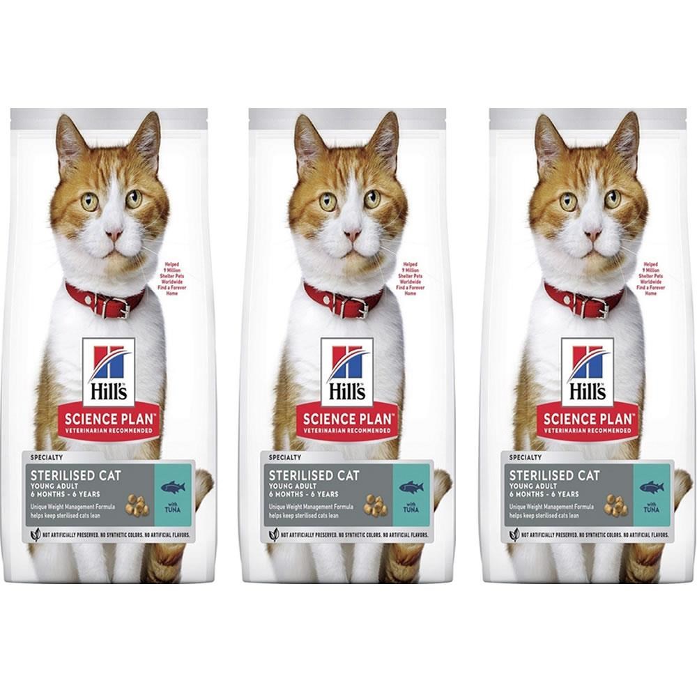 Hills Young Adult Sterilised Tuna Kedi Maması 1,5 Kg 3 Adet