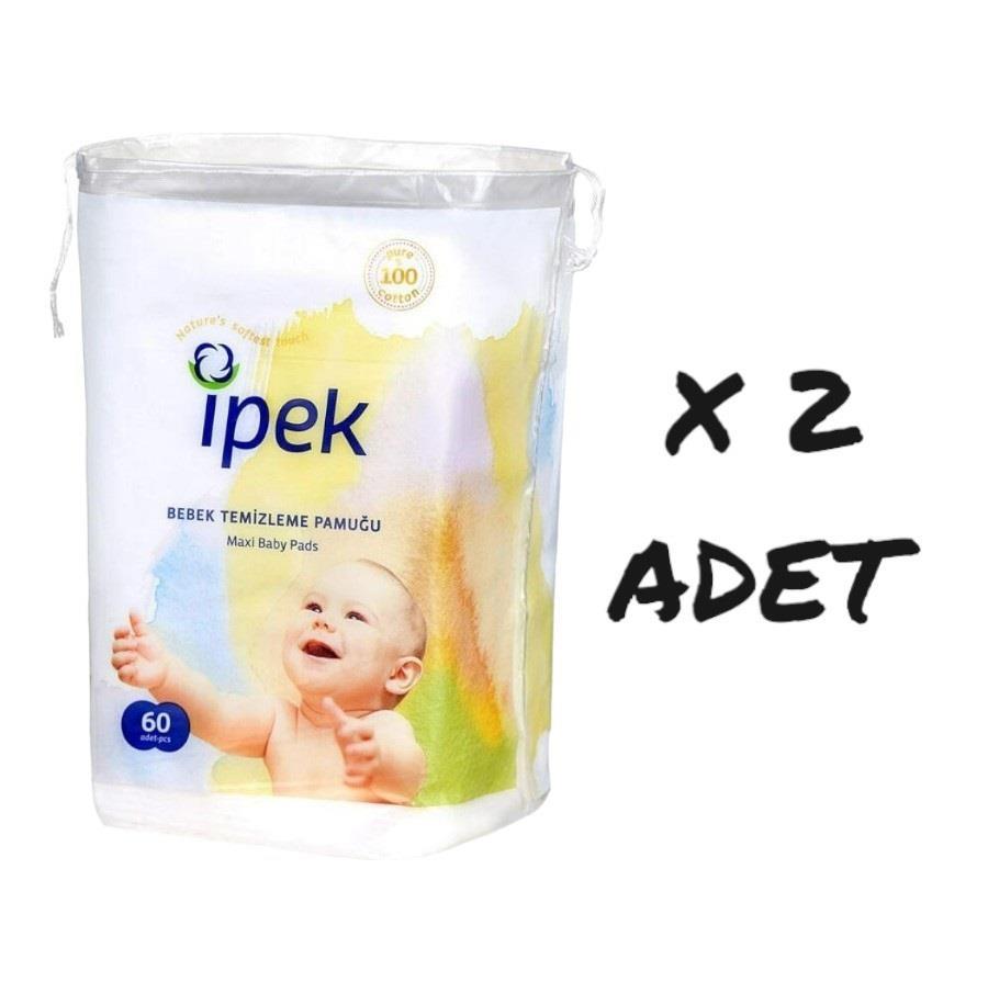 Ipek Maxi Bebek Temizleme Pamugu 60li X 2 Adet