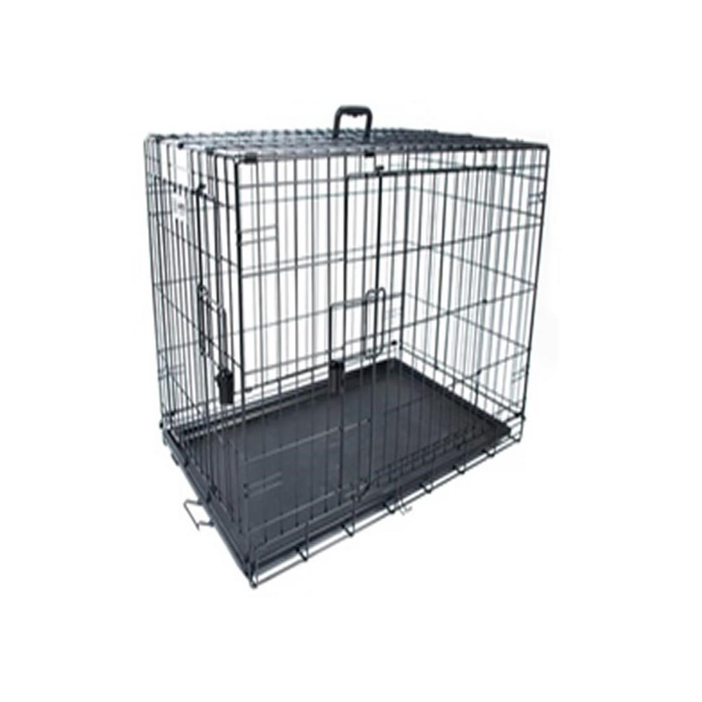 M-Pets Tel Kafes İki Kapılı Siyah 91,50X58,5X63,50 Cm