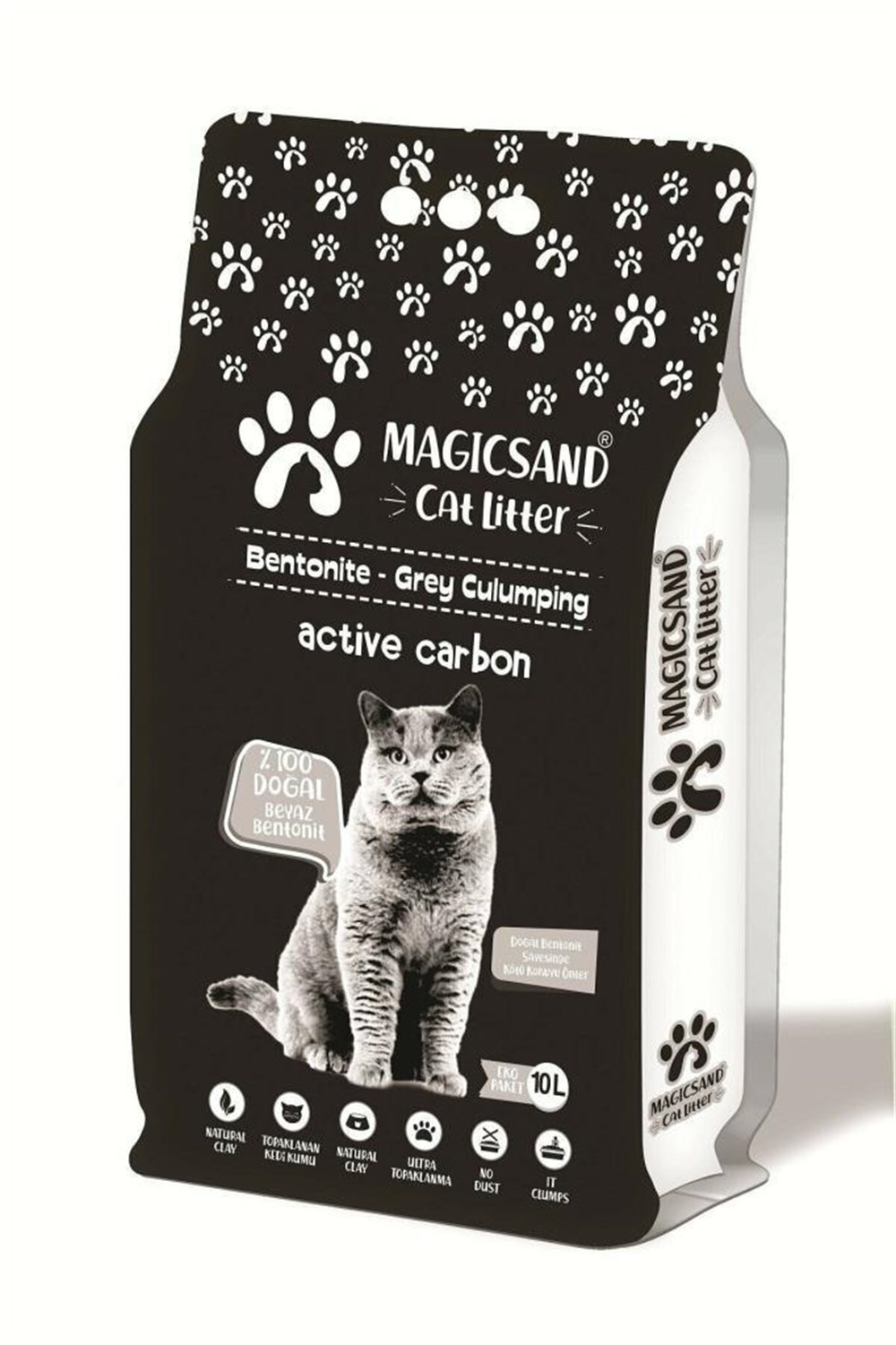 Magicsand Active Carbon Ince Tane Kedi Kumu 10 Lt