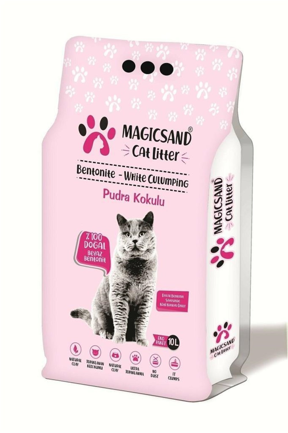Magicsand Bebek Pudrali Kalin Tane Kedi Kumu 10 Lt
