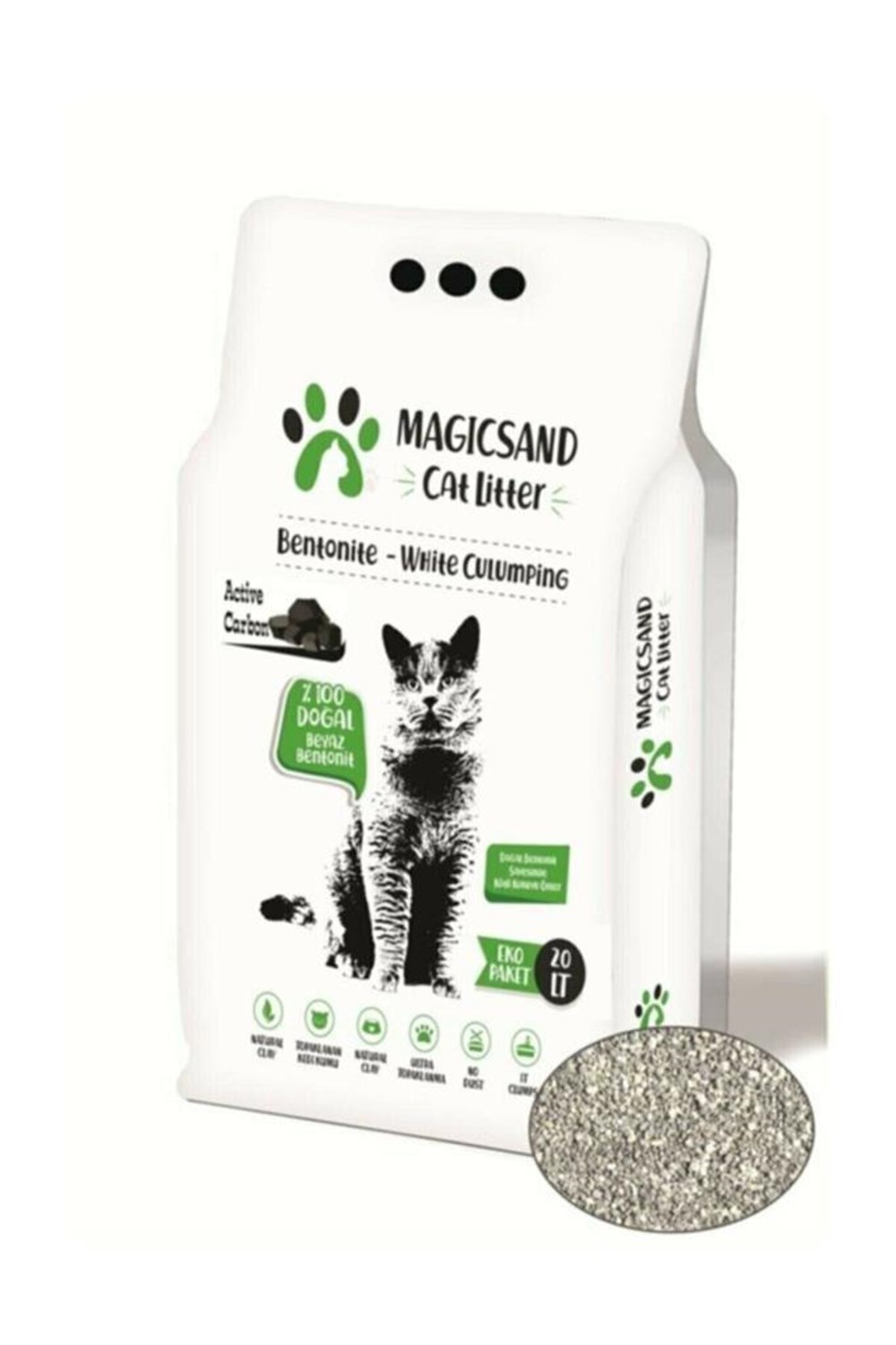 Magıcsand İnce Taneli Active Carbon 20 Lt