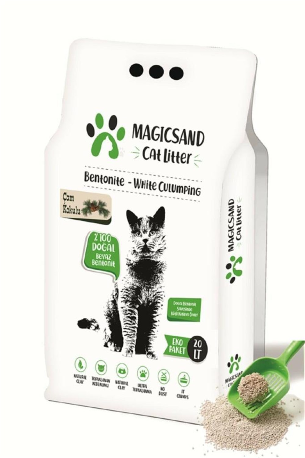 Magicsand ince taneli çam kokulu 20 LT