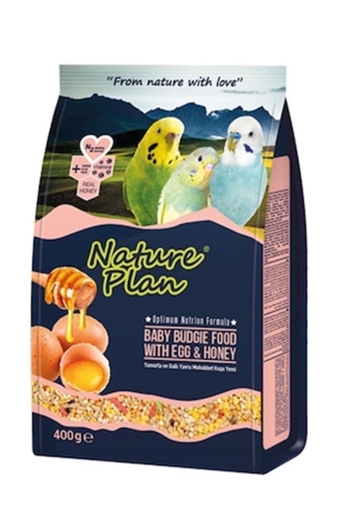 Nature Plan Yumurta Ve Balli Yavru Muhabbet Kusu Yemi 400 gr
