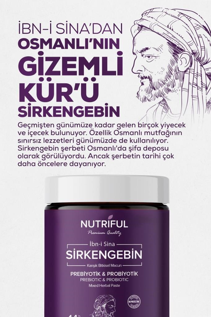 Nutriful Ibn-i Sina Sirkengebin Prebiyotik Macunu