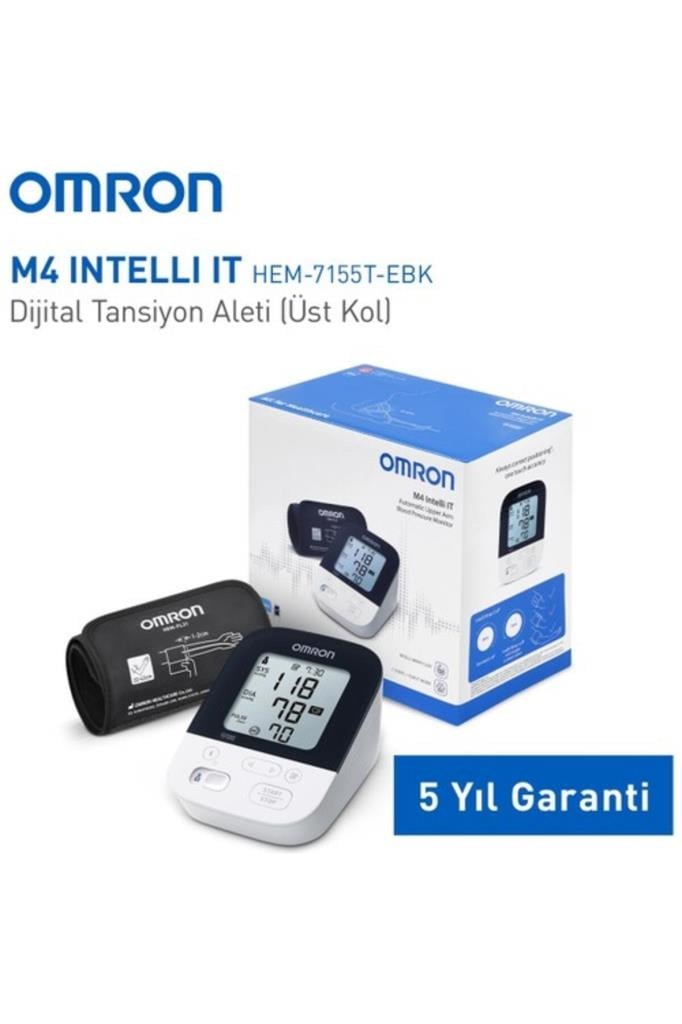 Omron M4 Intelli IT Üst Koldan Tansiyon Aleti Bluetooth Akıllı Manşetli 2 Kullanıcılı