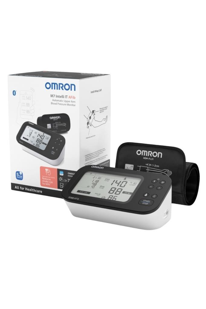 Omron M7 Intelli IT Af (Fibrilasyon) HEM-7380T1-EBK Koldan Ölçer Tansiyon Aleti