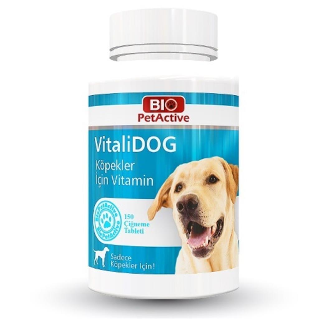 Pet Active Vitalidog Köpekler İçin Multivitamin 150 Adet