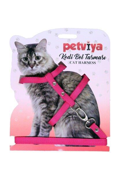 Petviya Kedi Göğüs (Bel) Tasması Pembe