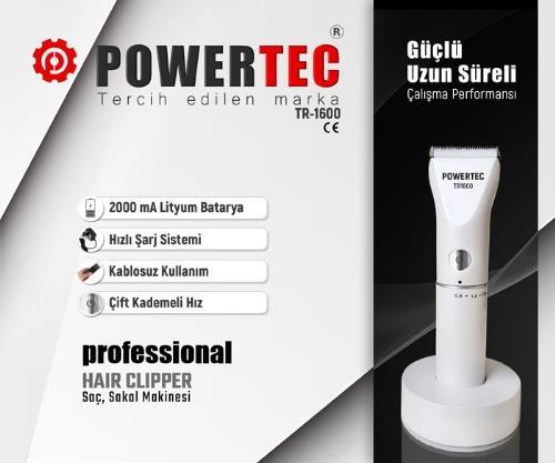 Powertec TR-1600 Saç Kesim Makinesi