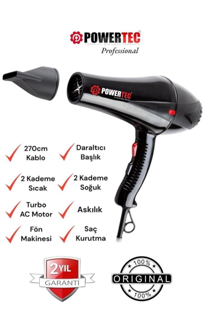 Powertec TR-901 Profesyonel Fön Makinesi