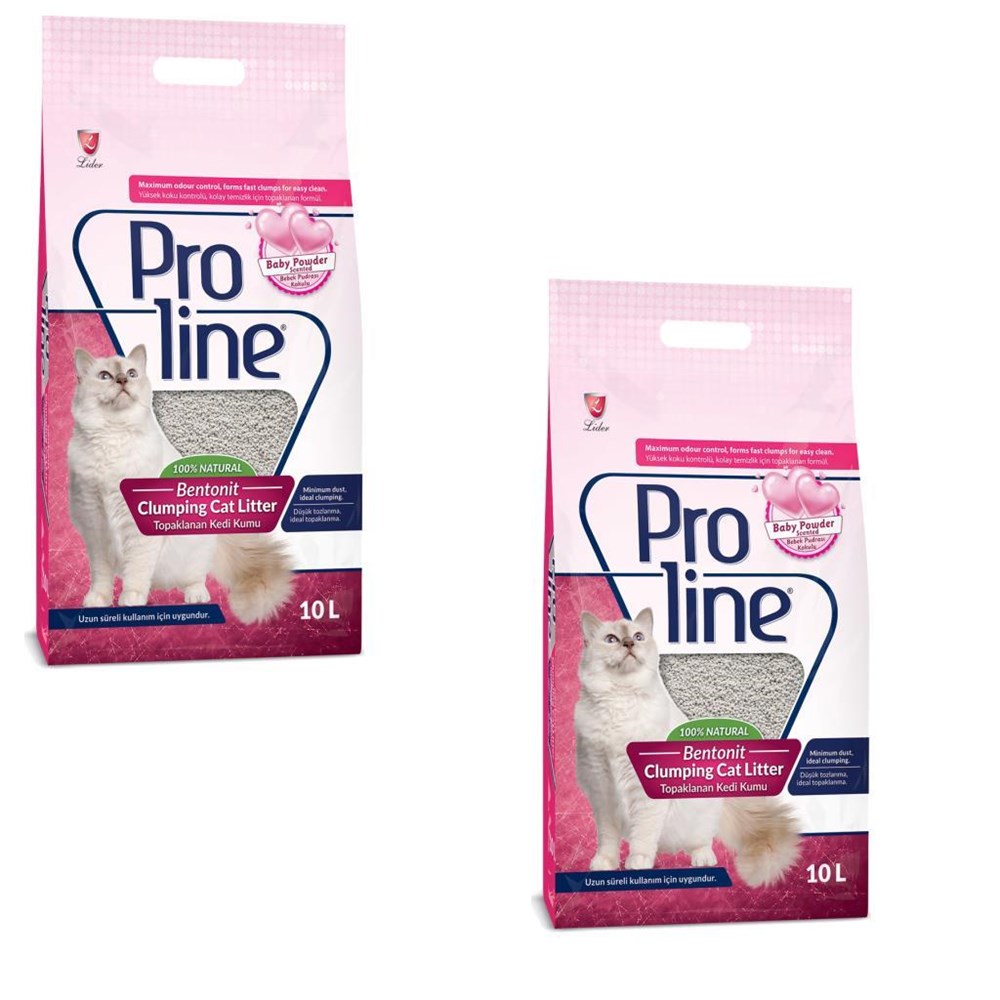 Pro Line Kedi Kumu Parfümlü 10 Lt 2 Adet