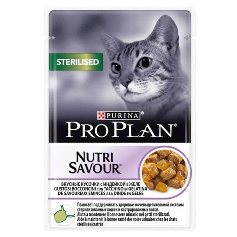 Pro Plan Pouch Hindi Etli Kısır Kedi Konservesi 85gr 12 adet