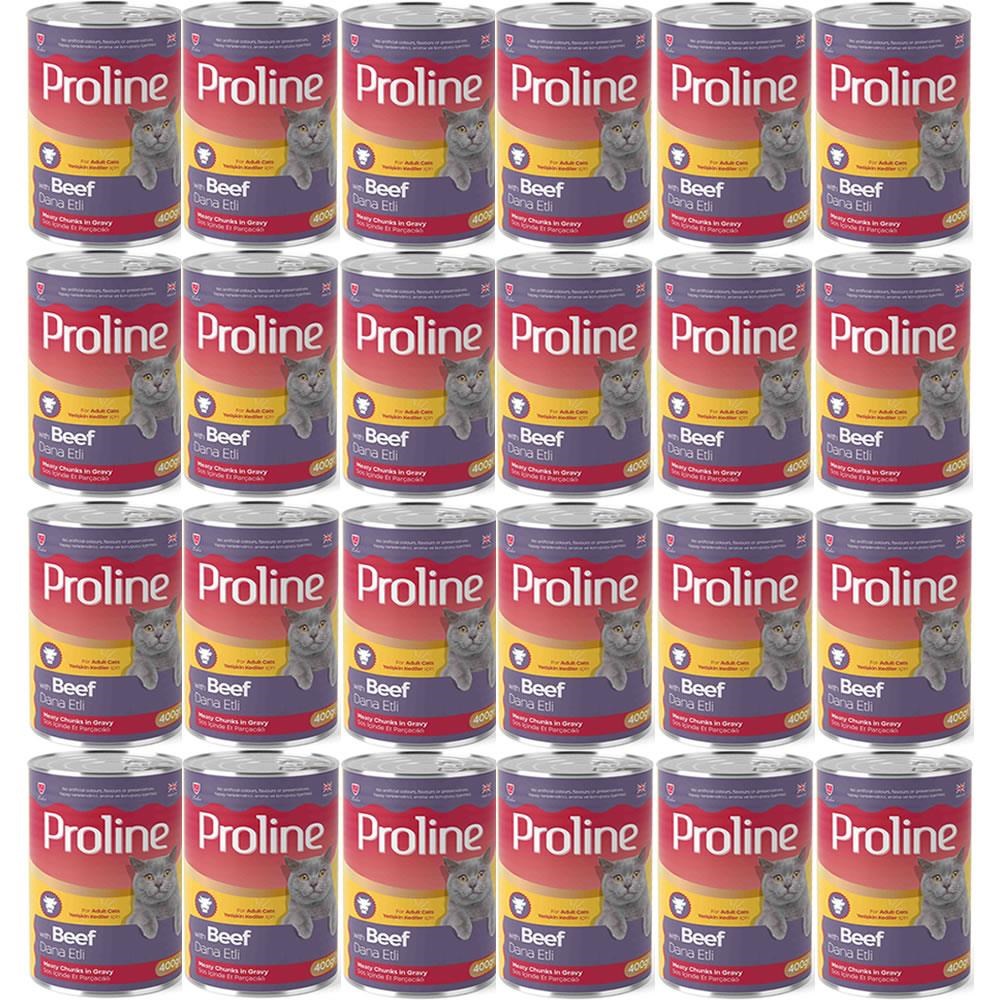 Proline Dana Etli Yetişkin Kedi Konservesi 400 Gr x 24 Adet