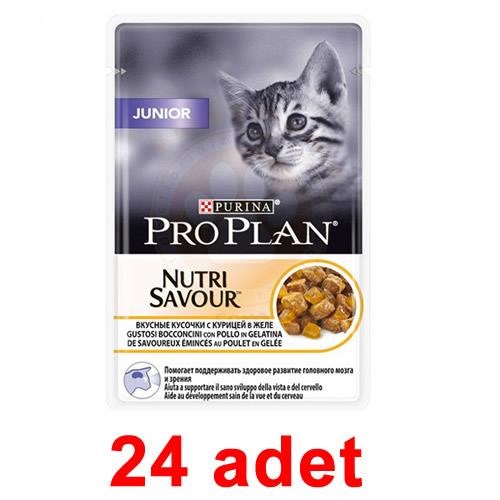 Proplan Junior Tavuklu Pouch Yavru Kedi Konservesi 85 Gr 24 Adet