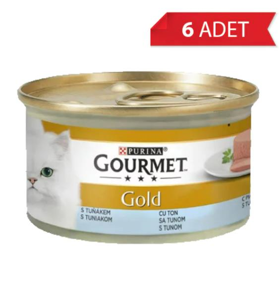 Purina Gourmet Gold Kıyılmış Ton Balıklı Konserve 85 Gr 6 Al 5 Öde