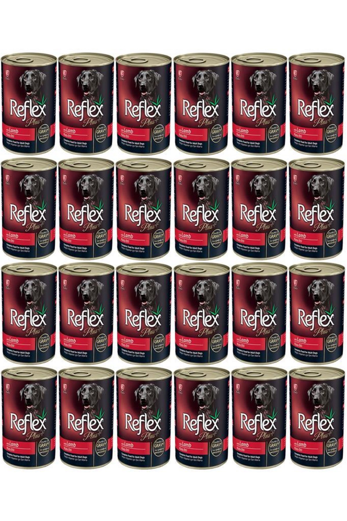 Reflex Plus Kuzulu Karacigerli Köpek Konservesi 400 Gr 24 Adet
