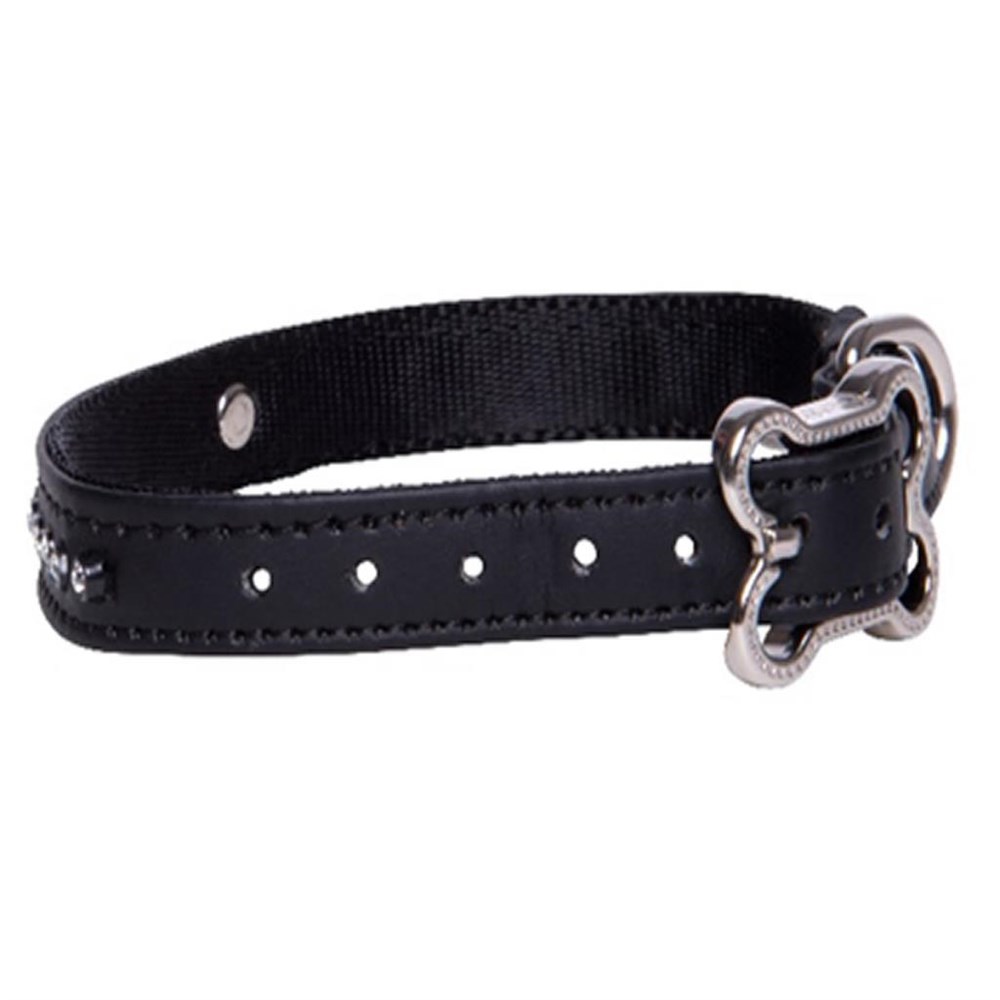 Rogz Luna Boyun Köpek Tasması Siyah 13 Mm Small