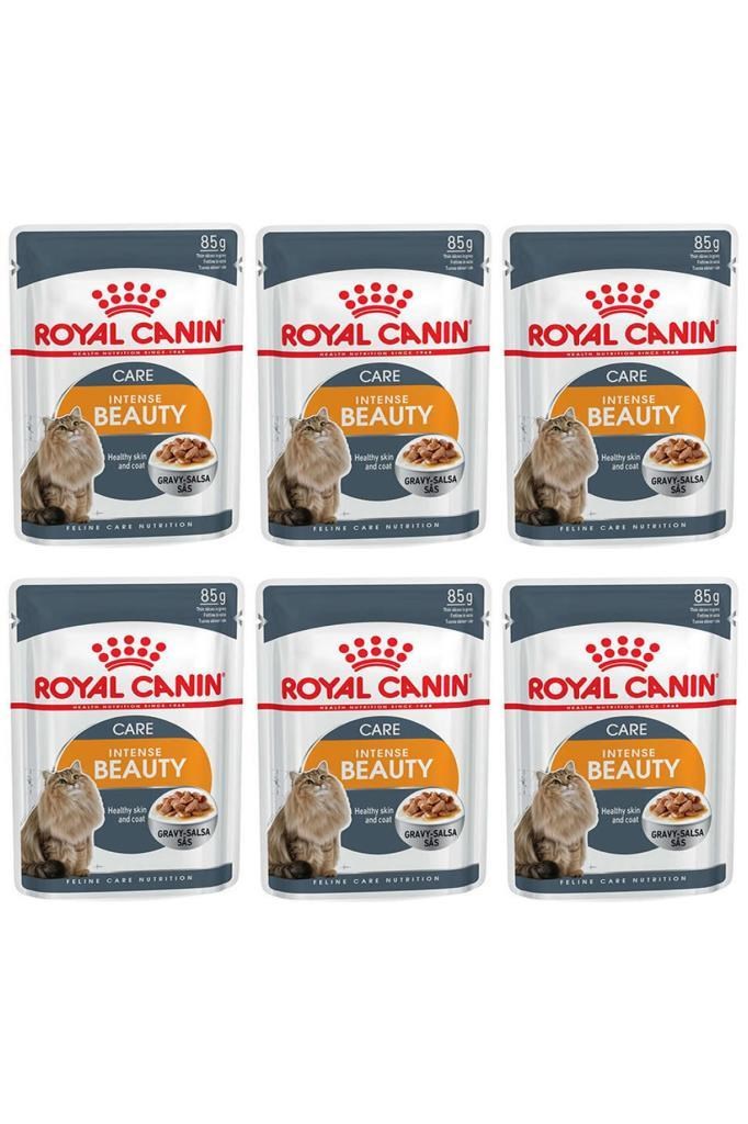 Royal Canin Intense Beauty Yetişkin Kedi Konservesi 85gr 6 Adet