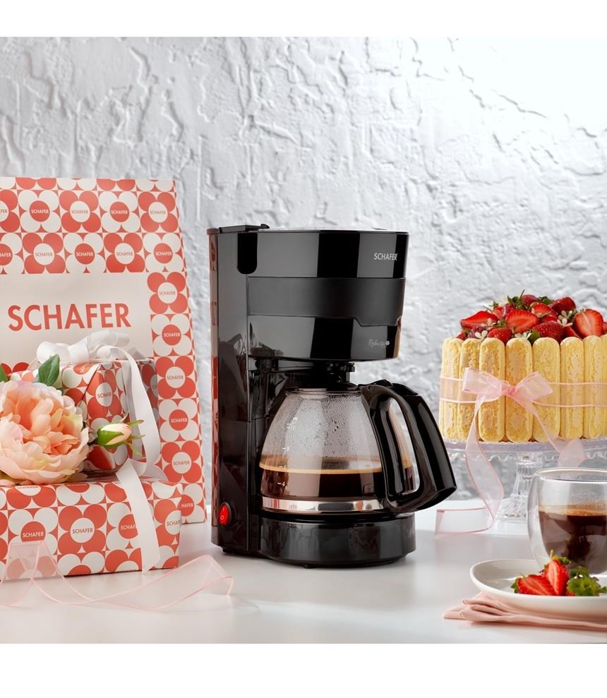 Schafer Robusta Filtre Kahve Makinesi-Siyah