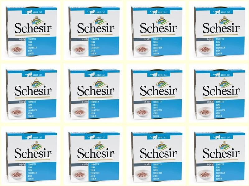 Schesir Jel Ton Balikli Kedi Konservesi 85 Gr*12 ADET