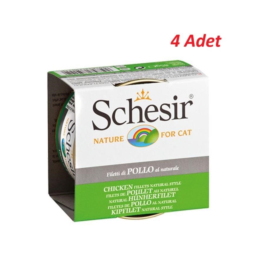 Schesir Tavuk Fileto Yas Kedi Mamasi 85gr*4 Adet
