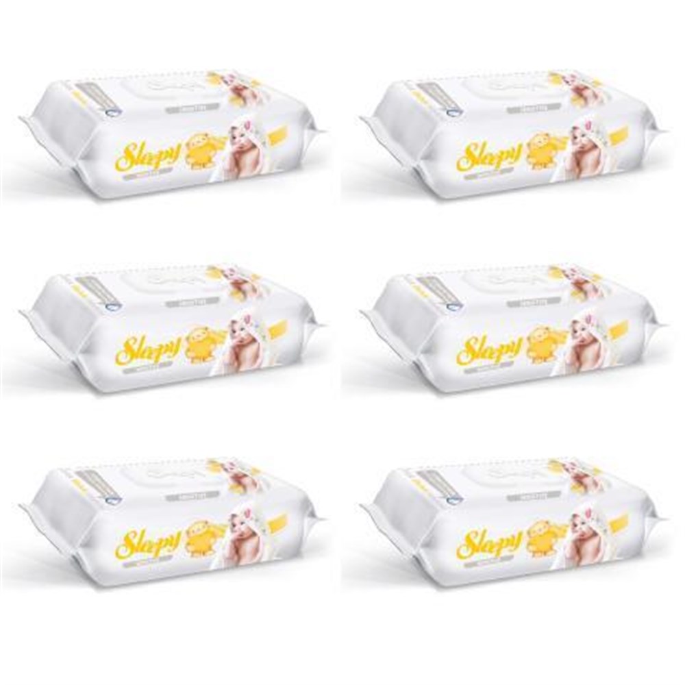 Sleepy Islak Havlu Sensitive 50 lı Kapaklı X 6 Adet