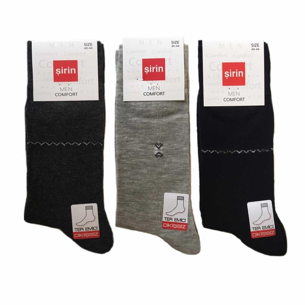 Ter Emici Comfort Rich Dikişsiz Erkek Çorap 3 Adet