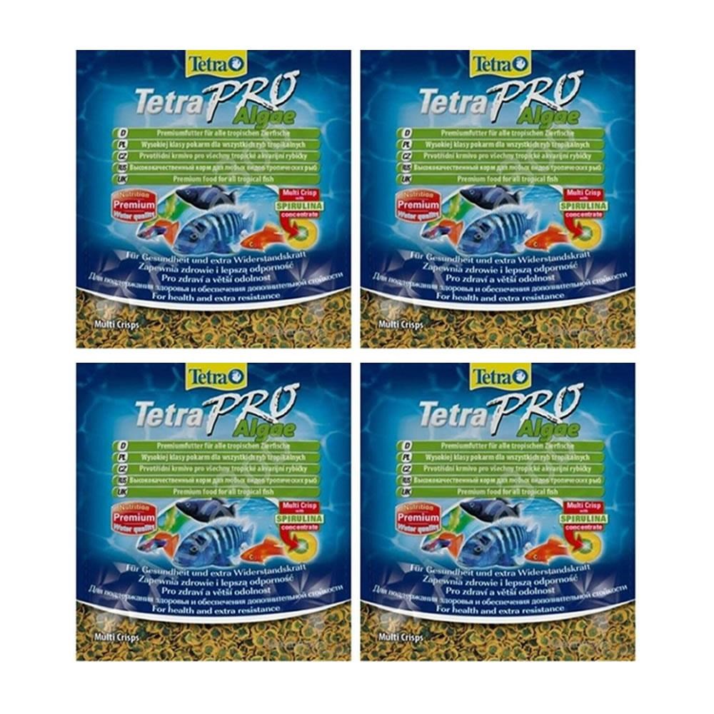 Tetra Pro Algae Crisps Bitkisel Ciklet Balığı Yemi 12gr*4 Adet
