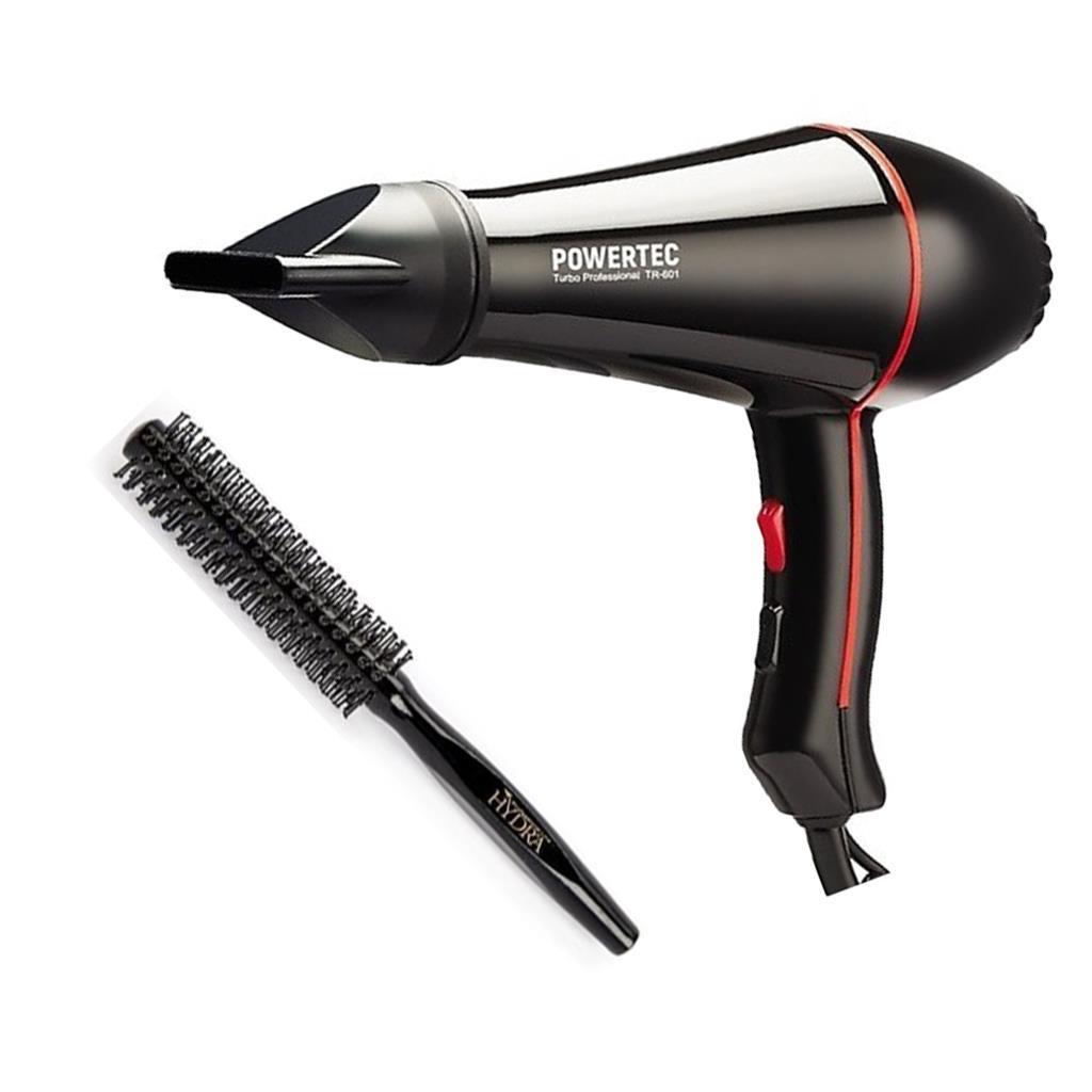 Tr-601 Profesyonel Fön Makinesi + Hydra Berber Fön Fırçası