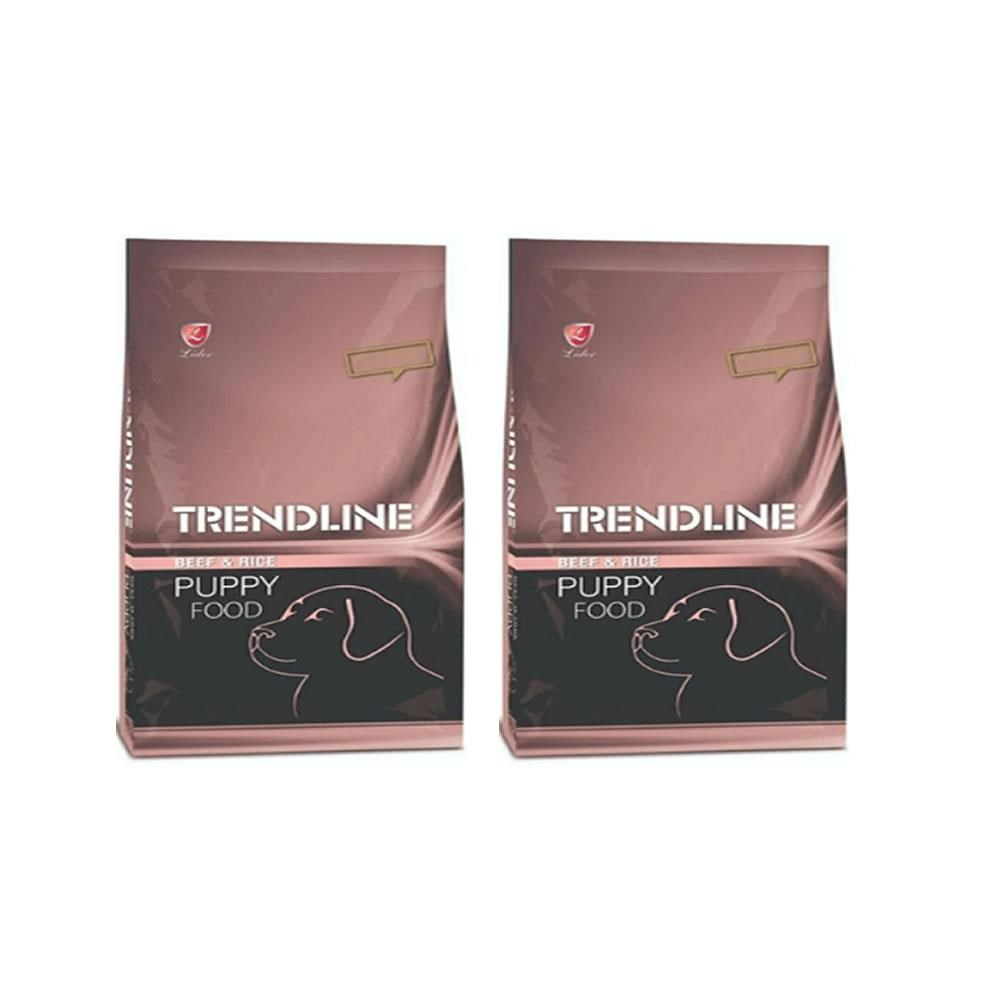 Trendline Yavru Köpek Mamasi Biftek-Pirinçli 1 Kg*2 Adet