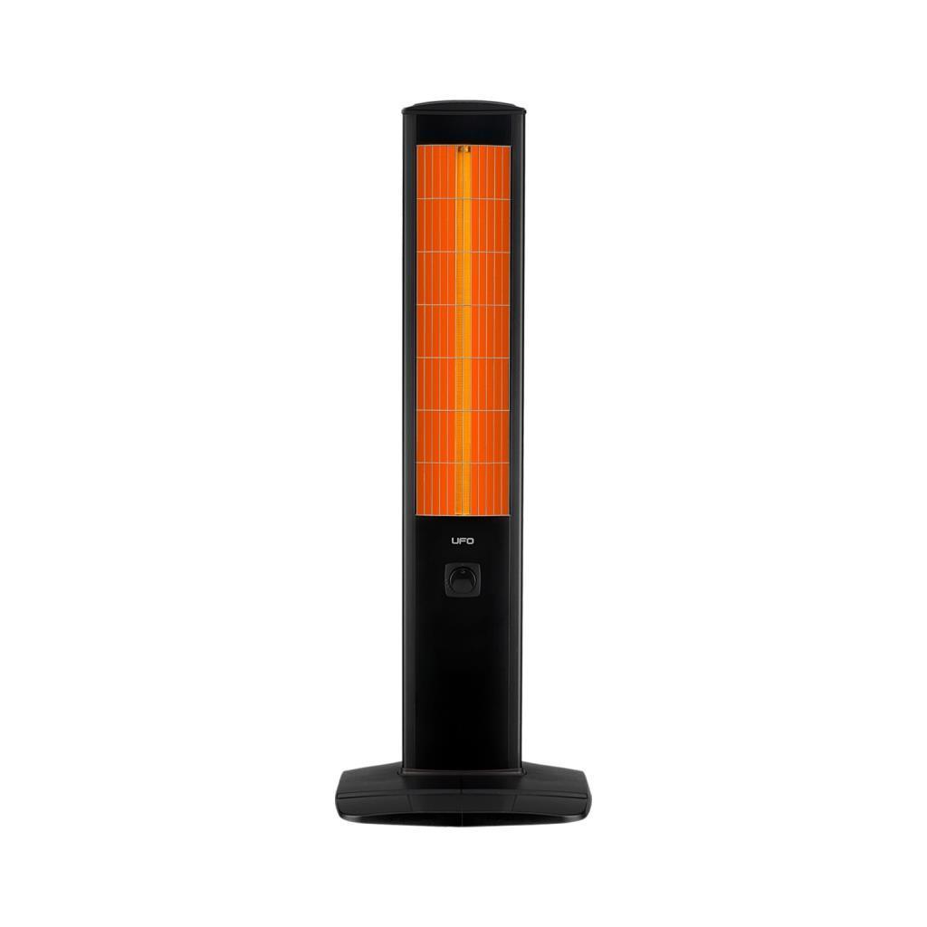 UFO Micatronic 2400 W Dikey Infrared Siyah Isıtıcı