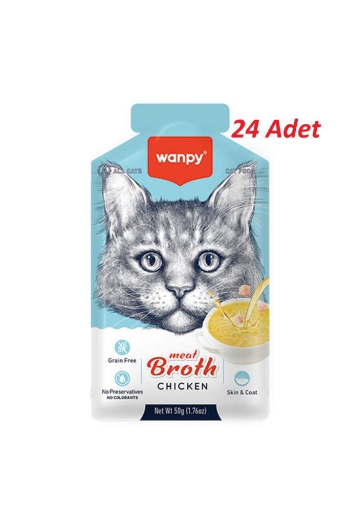Wanpy Tavuk Etli Kedi Çorbası 50 Gr*24 ADET