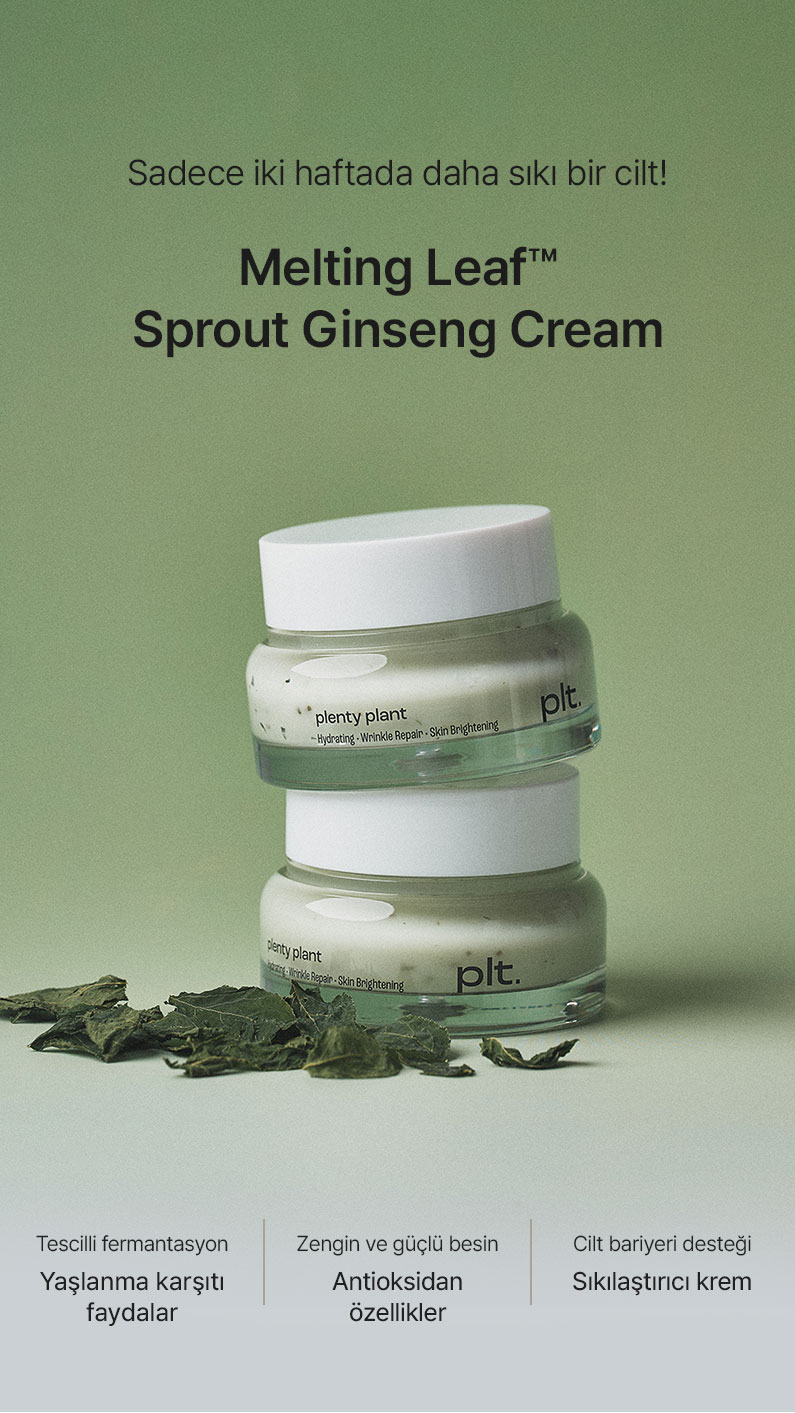 Plenty Plant Melting Leaf Sprout Ginseng Cream | Doğal Bakım ve