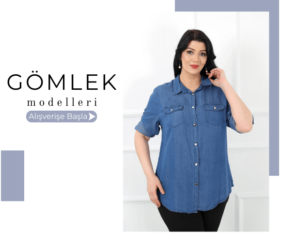 Büyük Beden Gömlek Modelleri