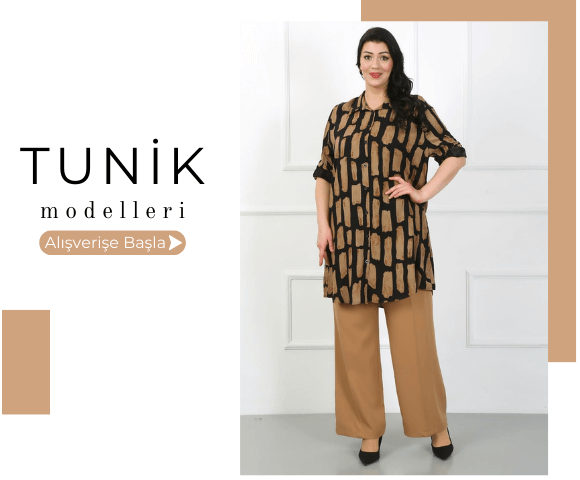 Büyük Beden Tunik Modelleri
