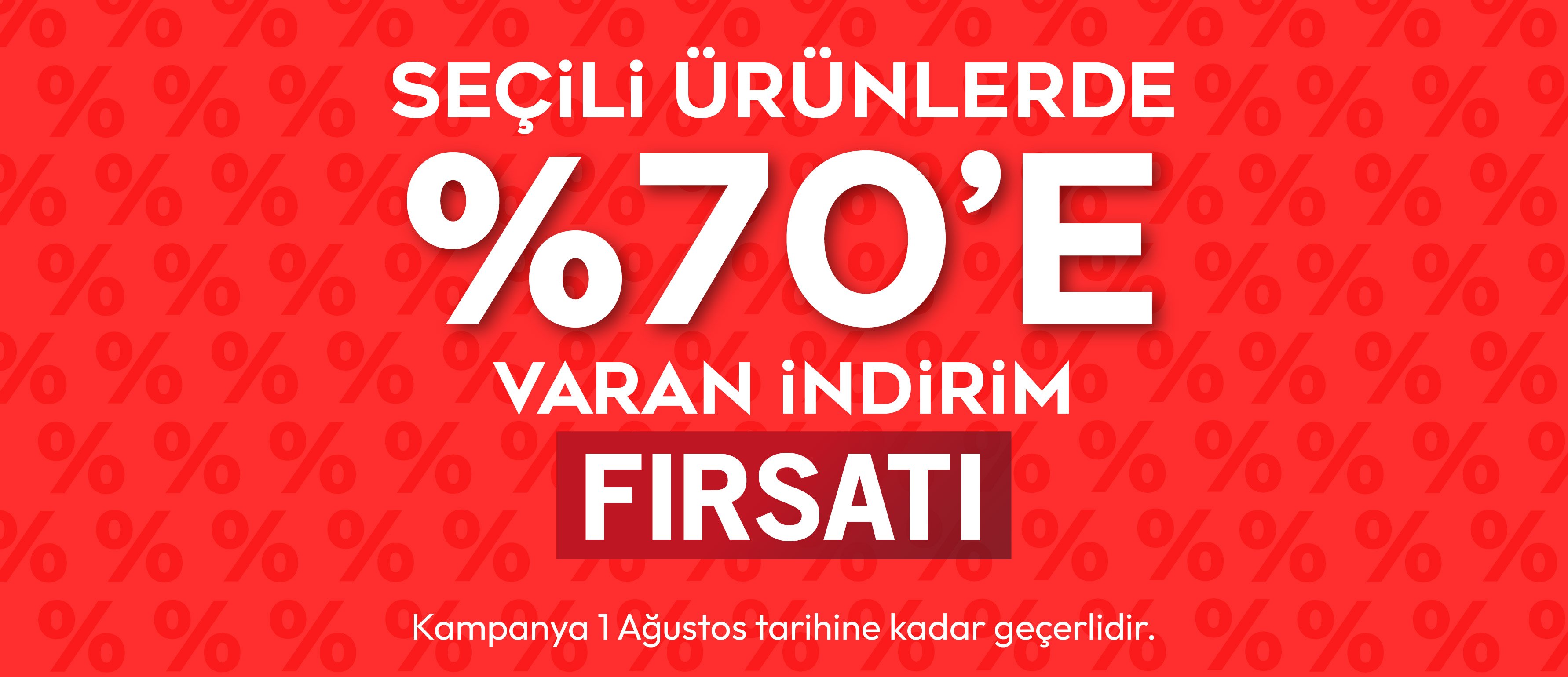 %70'E VARAN İNDİRİMLER 