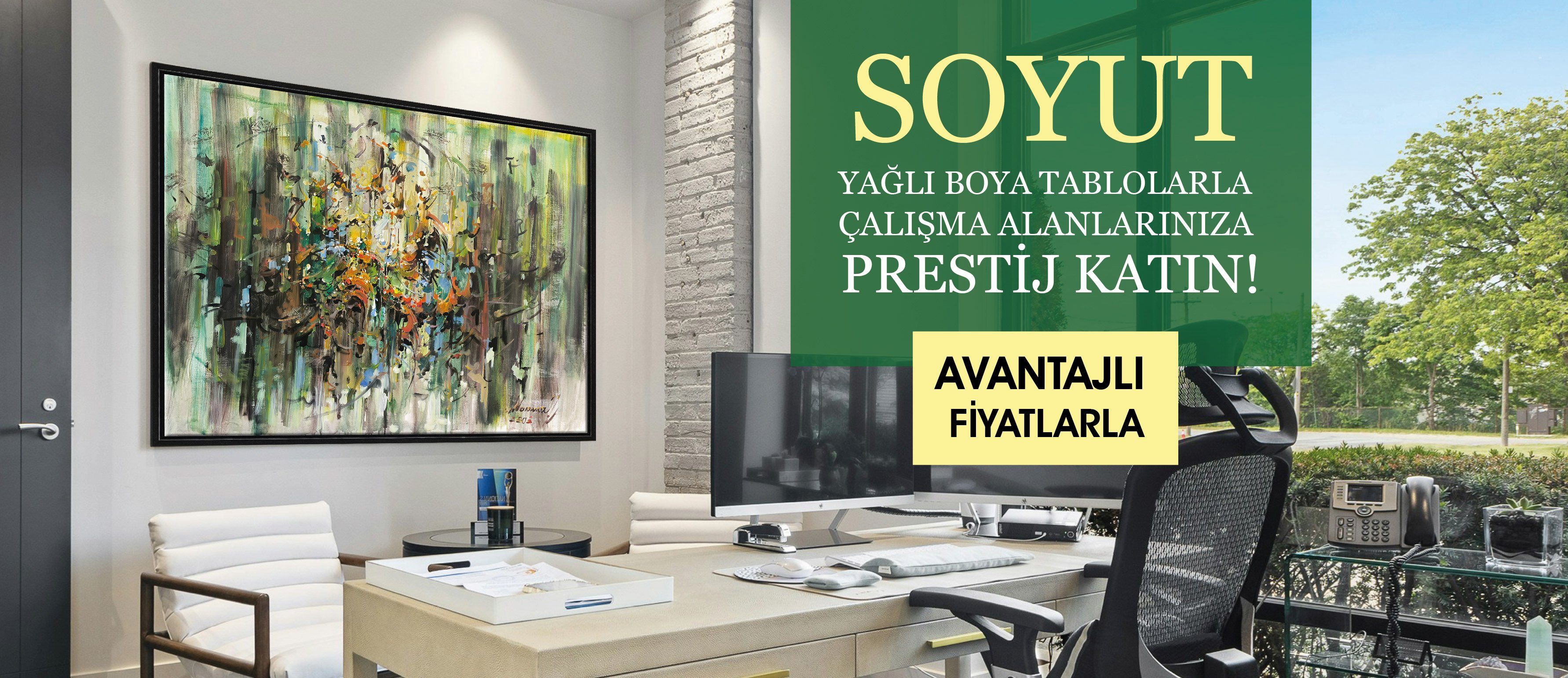 Soyut Yağlı Boya Tablolar