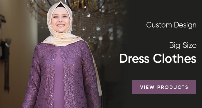 Custom Design Big Size Dress Clothes