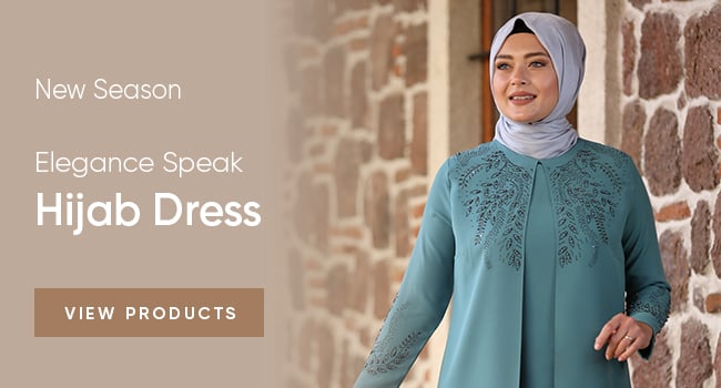 New Season Elegance Speak Hijab Dress View Products