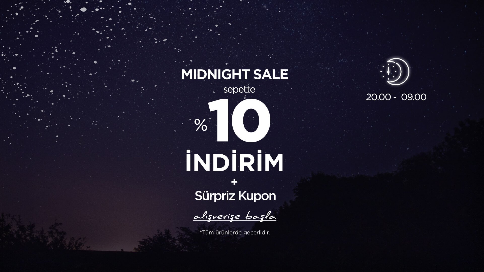 MIDNIGHT SALE