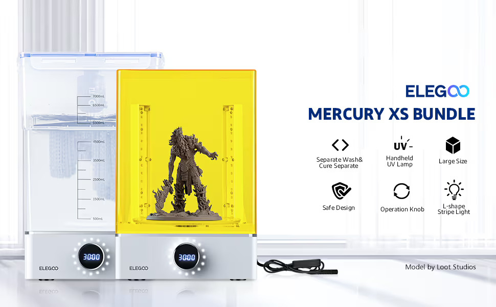 Mercury Plus V2.0 Yıkama Kürleme Cihazı İnceleme - 3D Teknomarket