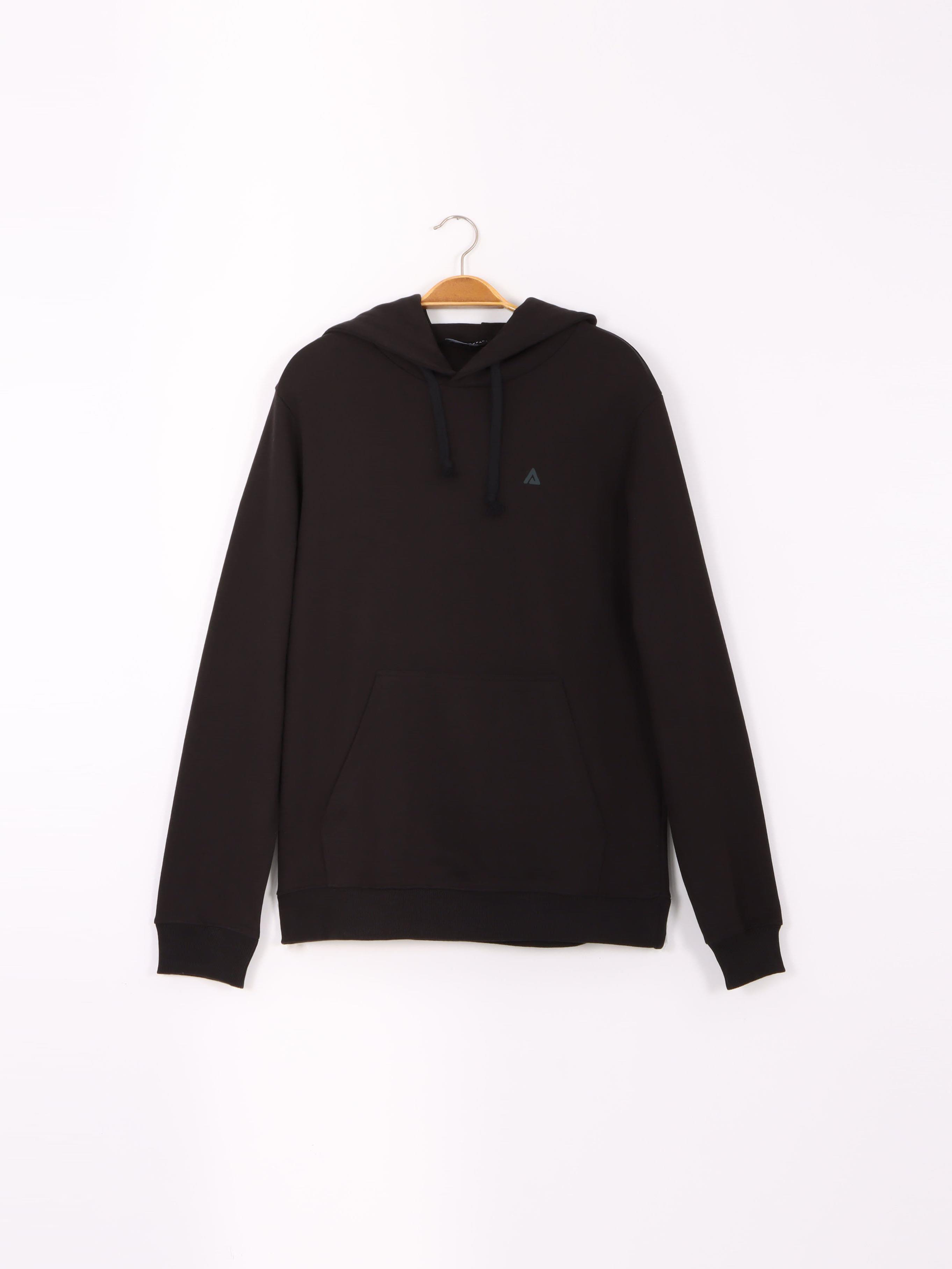 Kanguru Cep Sweat (Siyah)