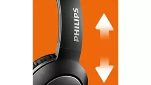 Philips Bass Supra Aural SHB3075 Kafa Ustu Kablosuz Kulakl k Siyah