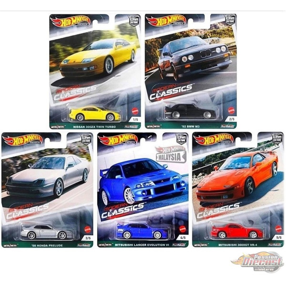 Hot Wheels Car Culture Modern Classics Serisi Beşli Araba Serisi