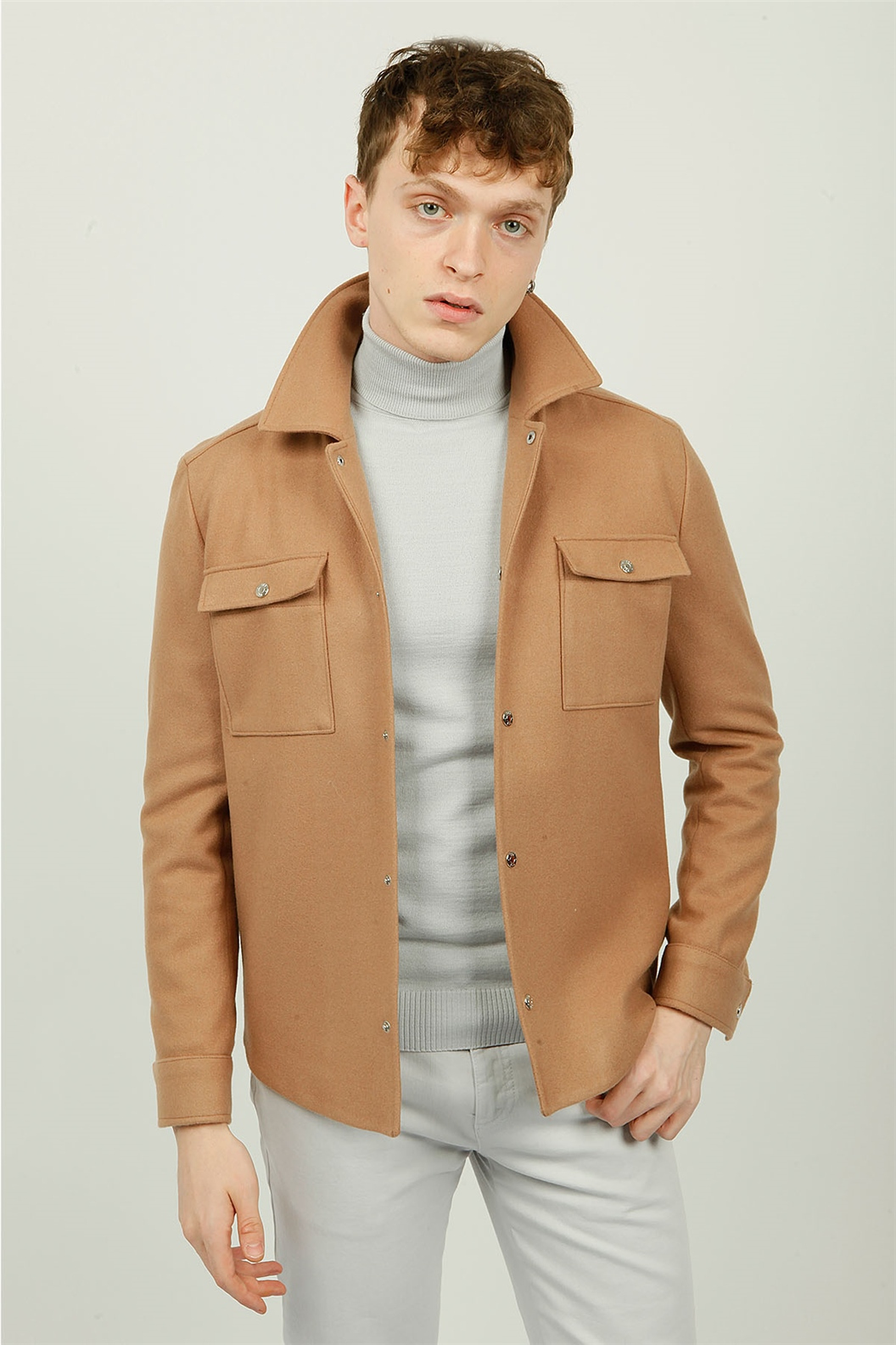 CAMEL Slim Fit Gömlek Ceket · 6